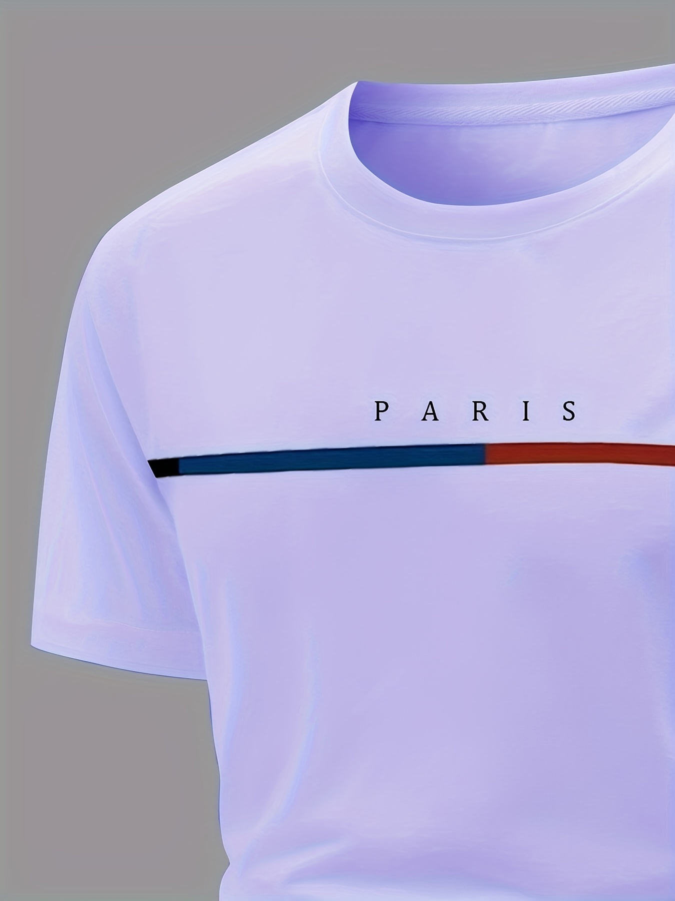 paris theme pattern print mens comfy t shirt graphic tee mens summer clothes mens outfits details 8