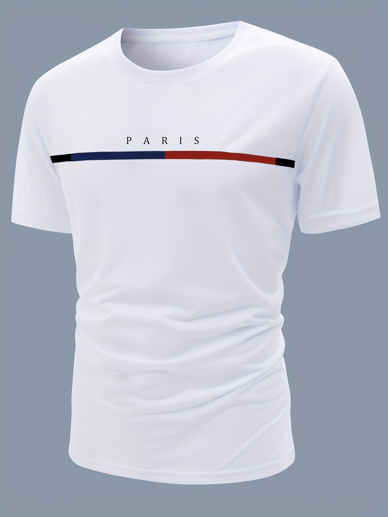 paris theme pattern print mens comfy t shirt graphic tee mens summer clothes mens outfits details 55