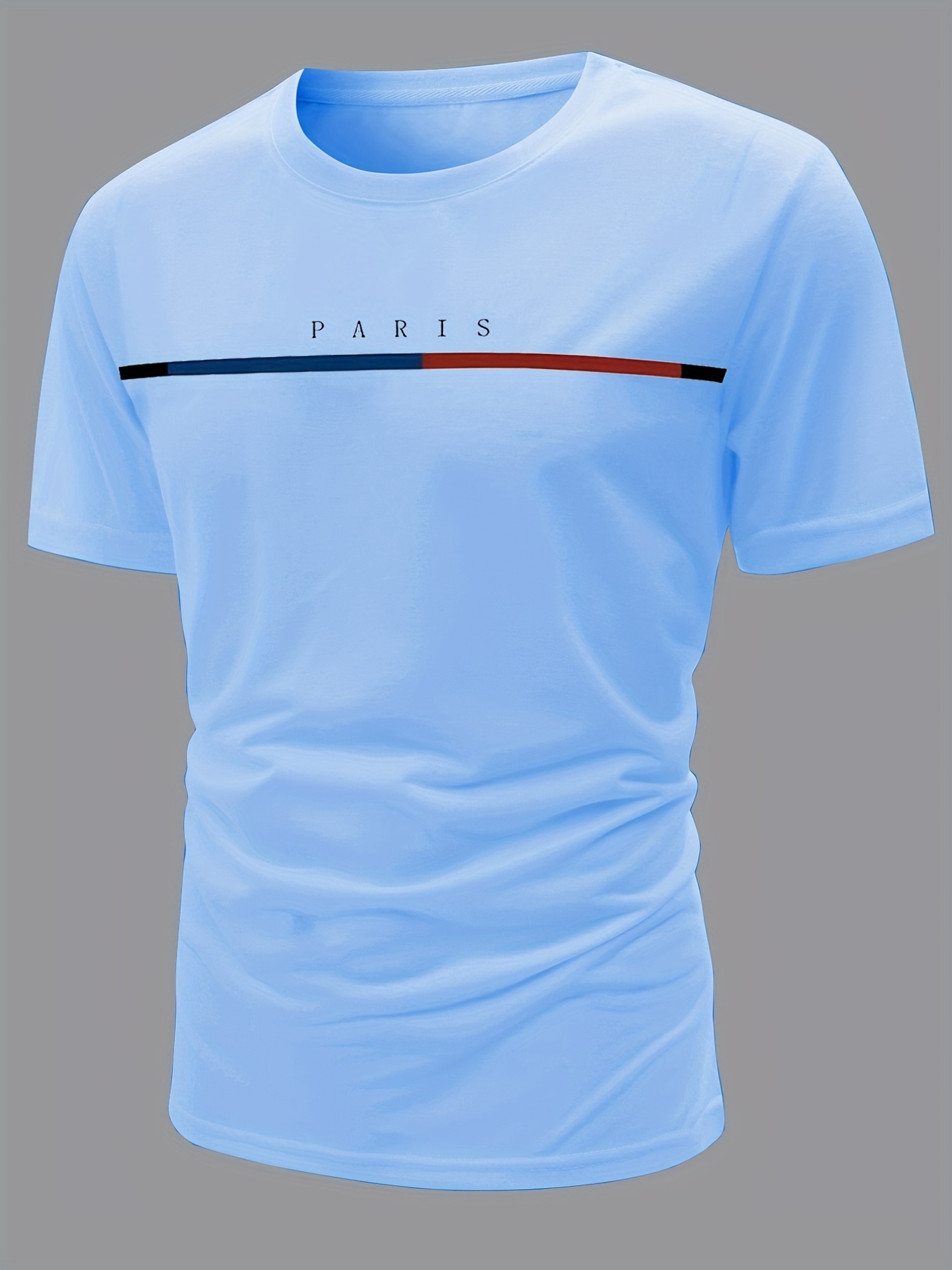 paris theme pattern print mens comfy t shirt graphic tee mens summer clothes mens outfits details 60